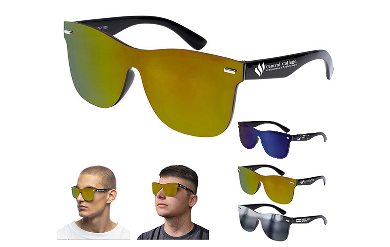 Rimless Reflective Sunglasses